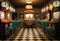 Kate Rétro Coloré Lobby du jeu Enfant Toile de fond conçue par Emetselch - Kate Backdrop FR