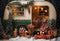 Kate Noël Neige Nuit Cadeau Camping-car Toile de fond conçue par Emetselch - Kate Backdrop FR