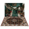 Offres Éclair Kate Noël Rétro Vert Escalier en marbre Toile de fond+Beaux-Arts Sol en marbre Floral Toile de fond - Kate Backdrop FR