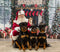 Kate Hiver Noël Cheminée en brique Brun Fenêtre Toile de fond conçue par Emetselch - Kate Backdrop FR