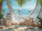 Kate Été Mer Voilier Plage Coquillage Toile de fond conçue par Emetselch - Kate Backdrop FR