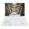 Offres Éclair #2 Kate Hiver Noël Extérieur Forêt Neige Lumière Toile de fond+Hiver Blanc Neige Sol Toile de fond - Kate Backdrop FR