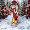 Kate Hiver Extérieur Forêt Neige Casse-Noisette Toile de fond+Forêt Blanc Hiver Pays de neige Toile de fond - Kate Backdrop FR