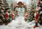 Kate Hiver Extérieur Forêt Neige Casse-Noisette Toile de fond conçue par Emetselch - Kate Backdrop FR