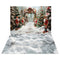 Offres Éclair-Kate Hiver Extérieur Forêt Neige Casse-Noisette Toile de fond+Forêt Blanc Hiver Pays de neige Toile de fond - Kate Backdrop FR