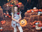 Kate Automne Citrouille Brun Grange en bois Toile de fond conçue par Chain Photographie - Kate Backdrop FR