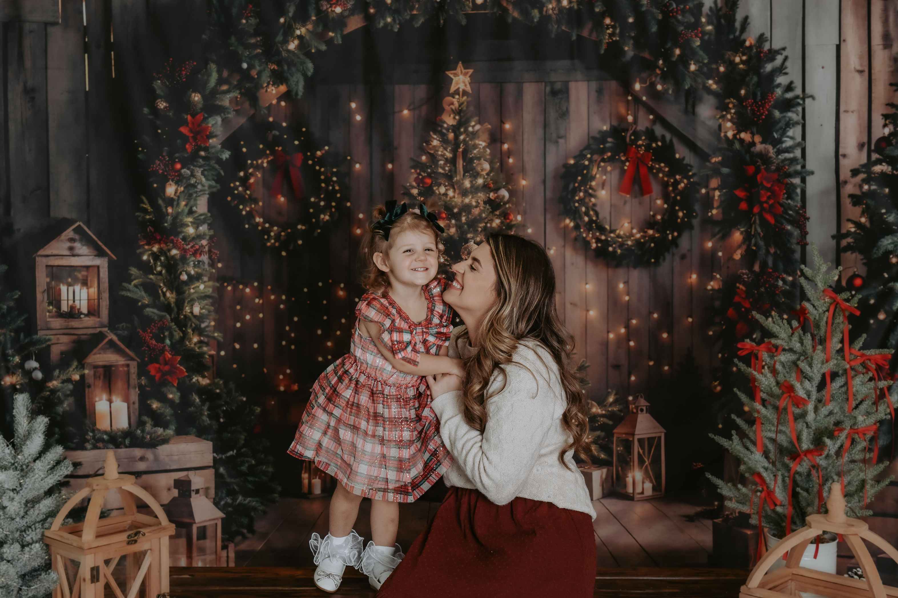 Kate Noël Nuit Brun foncé Grange Bois Arche Toile de fond conçue par Chain Photographie