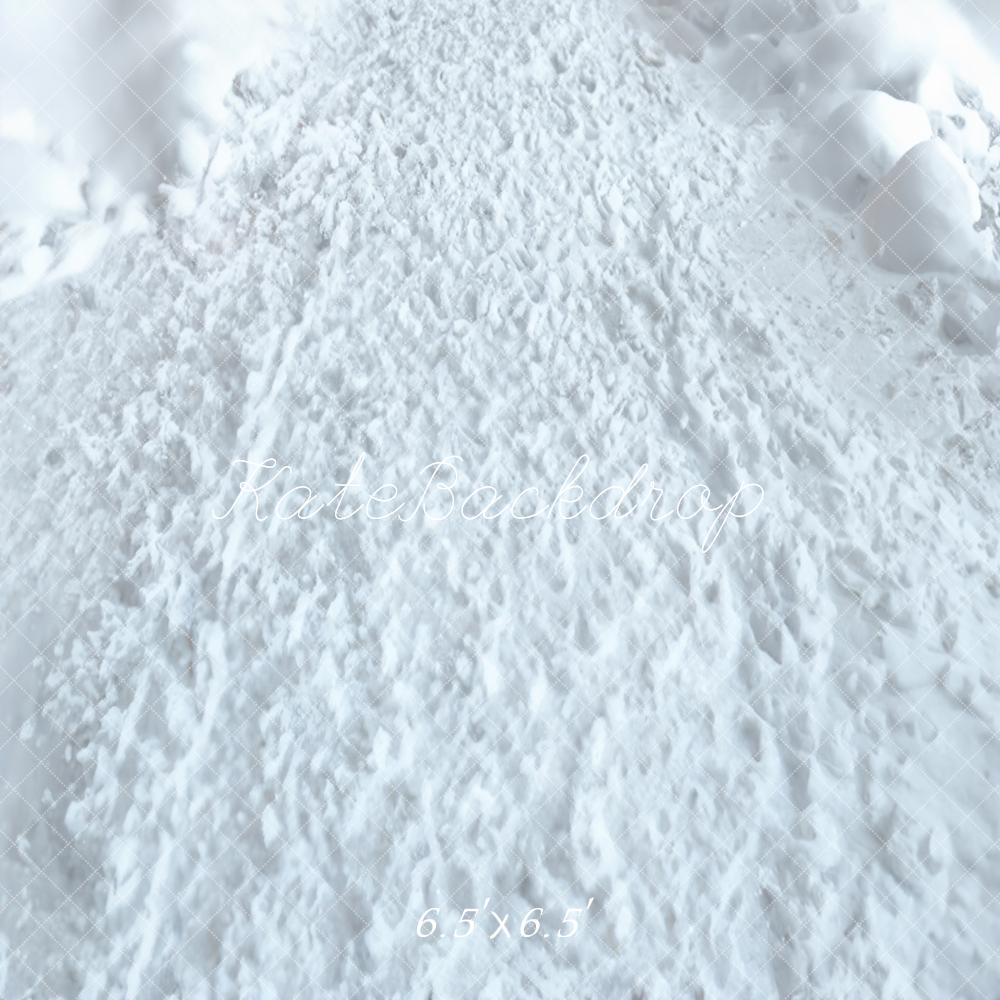 Kate Hiver Blanc Neige Sol Toile de fond conçue par Kate Image - Kate Backdrop FR