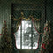 Kate Noël Vert foncé Rideau Fenêtre Mur Rétro Toile de fond conçue par Emetselch - Kate Backdrop FR