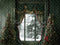 Kate Noël Vert foncé Rideau Fenêtre Mur Rétro Toile de fond conçue par Emetselch - Kate Backdrop FR