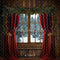 Kate Noël Rideau Rouge Fenêtre Marron foncé Toile de fond conçue par Emetselch - Kate Backdrop FR