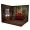 Kate Noël Rouge Brun foncé Fenêtre Tête de lit Ensemble de chambre (8pix8pi&10pix8pi&8pix10pi) - Kate Backdrop FR