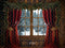 Kate Noël Rideau Rouge Fenêtre Marron foncé Toile de fond conçue par Emetselch - Kate Backdrop FR