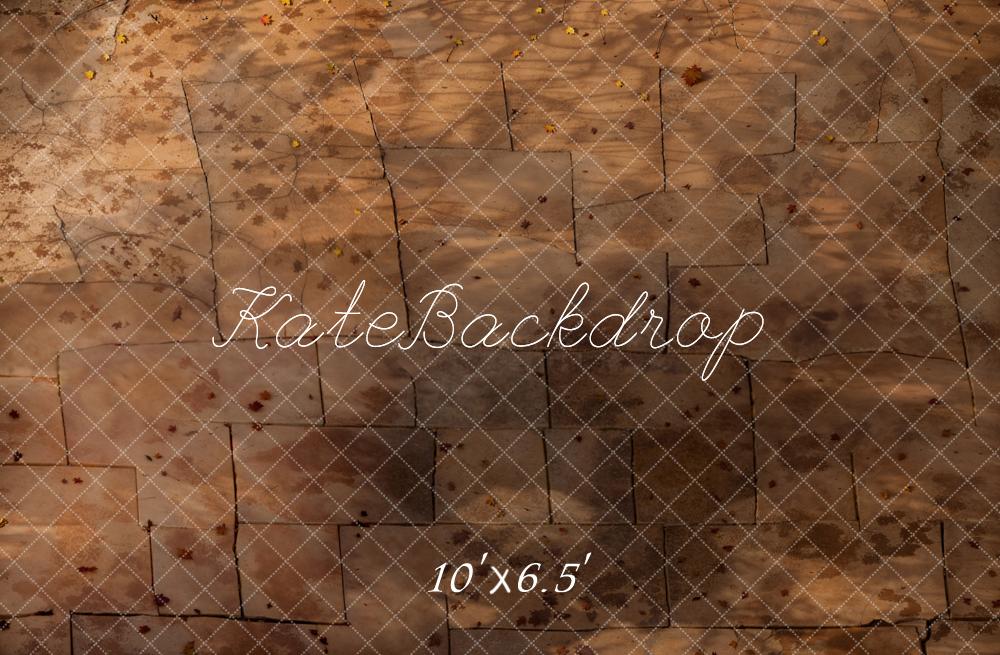 Kate Marron foncé Texture de pierre Sol Toile de fond conçue par Kate Image - Kate Backdrop FR