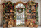 Kate Noël Ours en peluche Fenêtre Boutique Cadeaux Toile de fond conçue par Emetselch - Kate Backdrop FR
