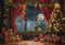 Kate Noël Ours en peluche Rideau Fenêtre Toile de fond conçue par Emetselch - Kate Backdrop FR