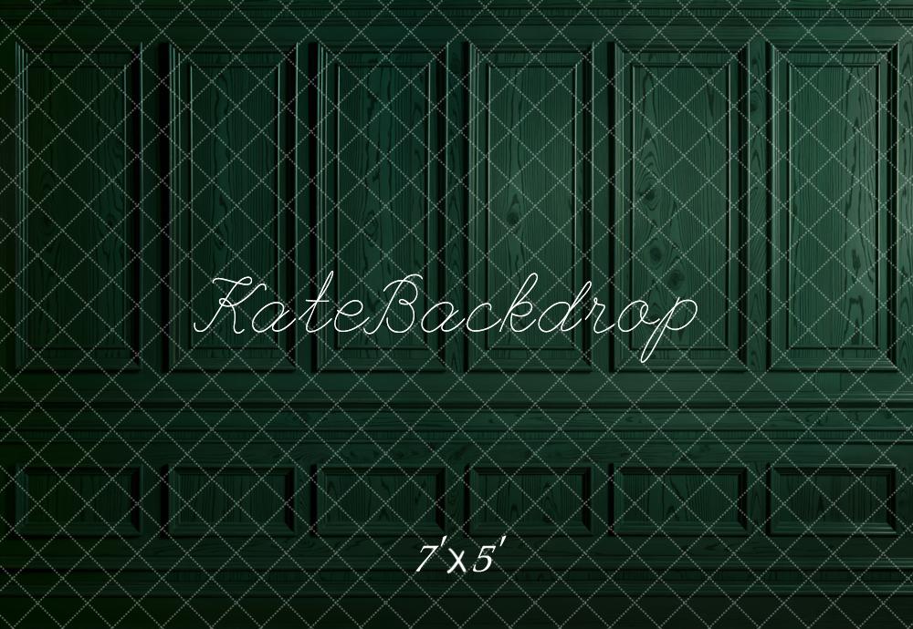 Kate Vert foncé Mur Rétro Classique Toile de fond conçue par Emetselch - Kate Backdrop FR