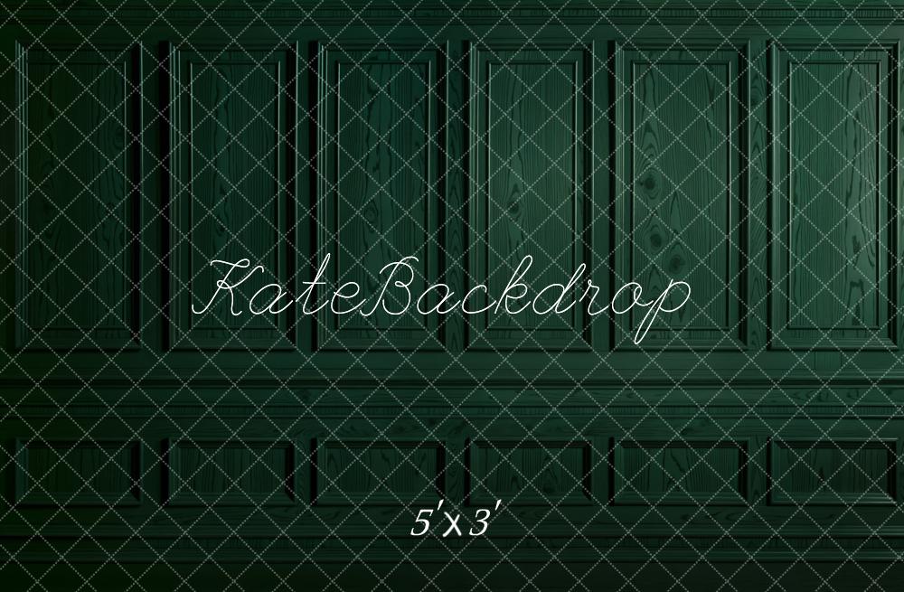 Kate Vert foncé Mur Rétro Classique Toile de fond conçue par Emetselch - Kate Backdrop FR