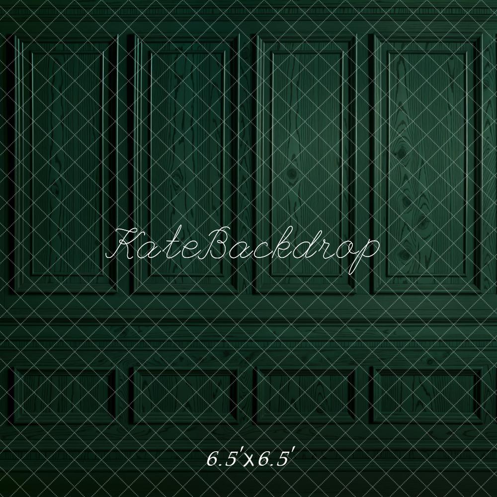 Kate Vert foncé Mur Rétro Classique Toile de fond conçue par Emetselch - Kate Backdrop FR