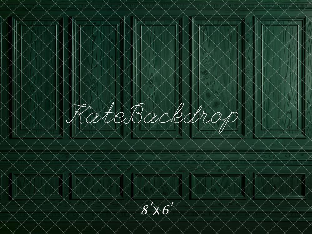 Kate Vert foncé Mur Rétro Classique Toile de fond conçue par Emetselch - Kate Backdrop FR