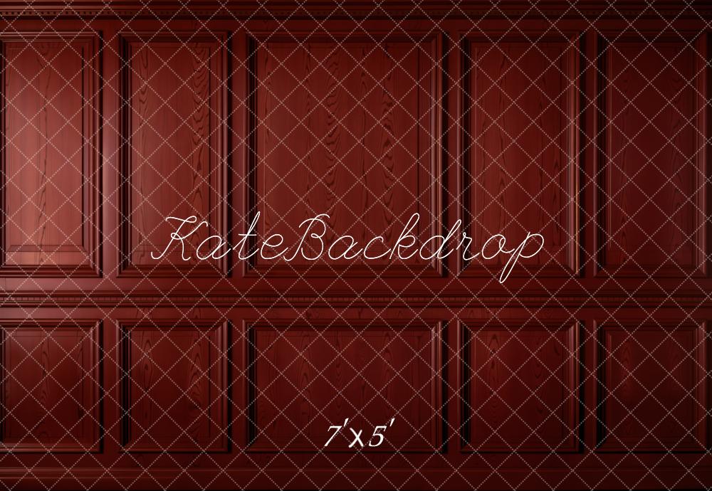 Kate Rouge foncé Mur Rétro Classique Toile de fond conçue par Emetselch - Kate Backdrop FR