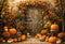 Kate Automne Feuille d'érable Citrouille Porte Toile de fond conçue par Emetselch - Kate Backdrop FR