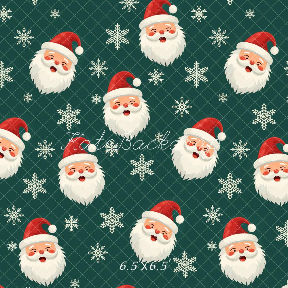 Kate Père Noël Flocon de neige Cadeau Toile de fond conçue par Chain Photographie - Kate Backdrop FR
