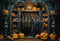 Kate Halloween Citrouille Noir foncé Garde-robe Toile de fond conçue par Emetselch - Kate Backdrop FR