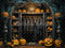 Kate Halloween Citrouille Noir foncé Garde-robe Toile de fond conçue par Emetselch - Kate Backdrop FR