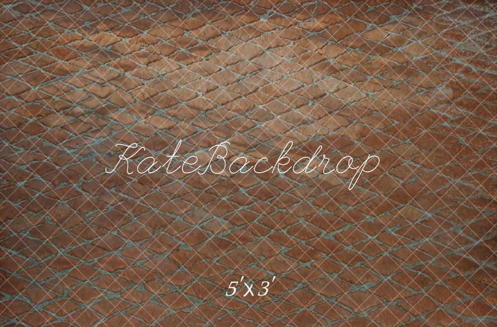 Kate Route de briques Ancien Rouge Sol Toile de fond conçue par Kate Image - Kate Backdrop FR