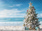 GROUPE VIP - Kate Sapin de Noël Mer Plage Bleu Toile de fond conçue par Emetselch - Kate Backdrop FR