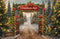 Kate Sapin de Noël Ferme Porte Lumière Toile de fond conçue par Emetselch - Kate Backdrop FR