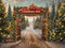 Kate Sapin de Noël Ferme Porte Lumière Toile de fond conçue par Emetselch - Kate Backdrop FR