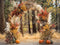 GROUPE VIP - Kate Automne Bohème Forêt Citrouille Arche Toile de fond conçue par Emetselch - Kate Backdrop FR