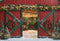 Kate Noël Wapiti Rouge et Vert Grange Lumière Toile de fond conçue par Emetselch - Kate Backdrop FR