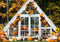 Kate Automne Extérieur Citrouille Grange blanche Toile de fond conçue par Mini MakeBelieve - Kate Backdrop FR
