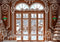 GROUPE VIP - Kate Pain d'épice Intérieur Portes doubles Noël Toile de fond conçue par Mini MakeBelieve - Kate Backdrop FR