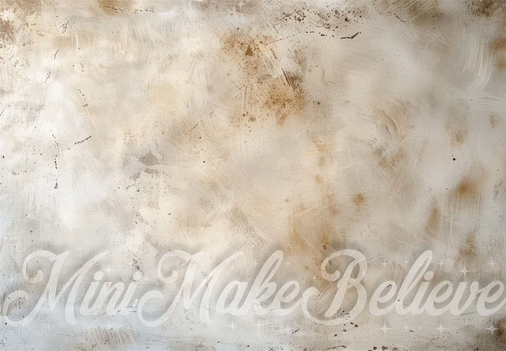 GROUPE VIP - Kate Abstrait Blanc Marron Sol/Mur Toile de fond conçue par Mini MakeBelieve - Kate Backdrop FR