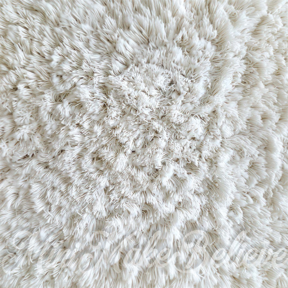 Kate Tapis à poils longs Blanc Sol Toile de fond conçue par Mini MakeBelieve - Kate Backdrop FR
