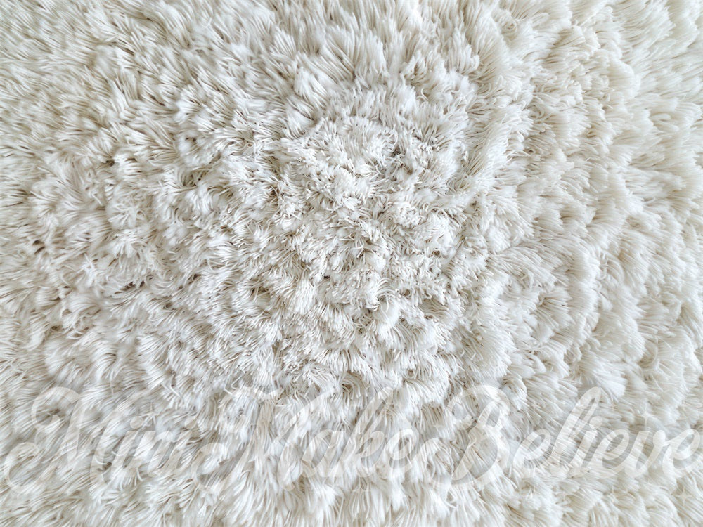 Kate Tapis à poils longs Blanc Sol Toile de fond conçue par Mini MakeBelieve - Kate Backdrop FR