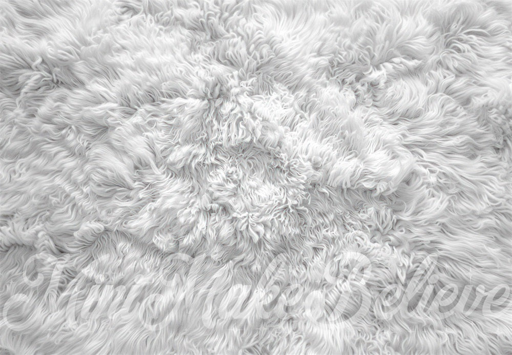 GROUPE VIP - Kate Tapis à poils longs Flou Blanc Sol Toile de fond conçue par Mini MakeBelieve - Kate Backdrop FR