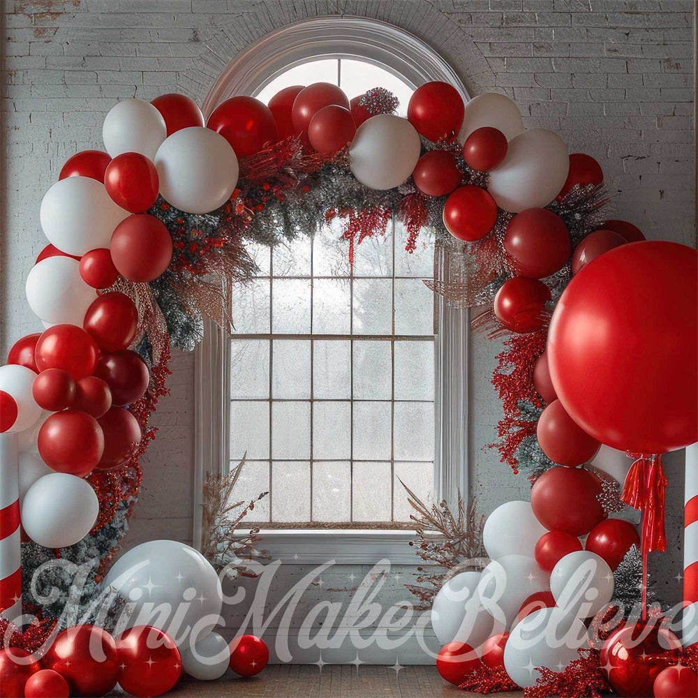 Kate Noël Arche de ballons Fenêtre Toile de fond conçue par Mini MakeBelieve - Kate Backdrop FR