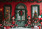 Kate Noël Extérieur Porte verte Casse-noisette Toile de fond conçue par Mini MakeBelieve - Kate Backdrop FR