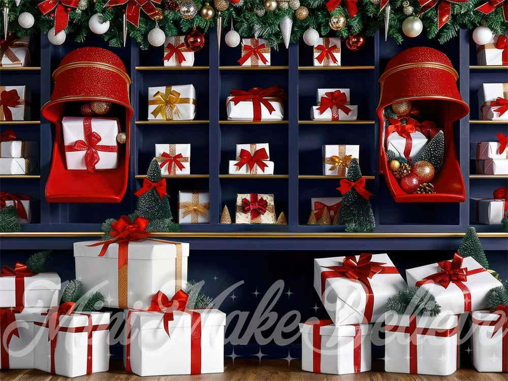 Kate Noël Intérieur Boutique de cadeaux Toile de fond conçue par Mini MakeBelieve - Kate Backdrop FR