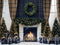 Kate Intérieur Marine Plaid Cheminée Noël Toile de fond conçue par Mini MakeBelieve - Kate Backdrop FR