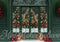 Kate Noël Vintage Vert Arche Fenêtre Intérieur Toile de fond conçue par Mini MakeBelieve - Kate Backdrop FR
