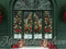 Kate Noël Vintage Vert Arche Fenêtre Intérieur Toile de fond conçue par Mini MakeBelieve - Kate Backdrop FR