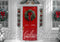 Kate Noël Extérieur Neige Porte rouge Hiver Toile de fond conçue par Mini MakeBelieve - Kate Backdrop FR