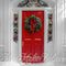 Kate Noël Extérieur Neige Porte rouge Hiver Toile de fond conçue par Mini MakeBelieve - Kate Backdrop FR