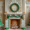 Kate Noël Salle de pain d'épice Cheminée Toile de fond conçue par Mini MakeBelieve - Kate Backdrop FR